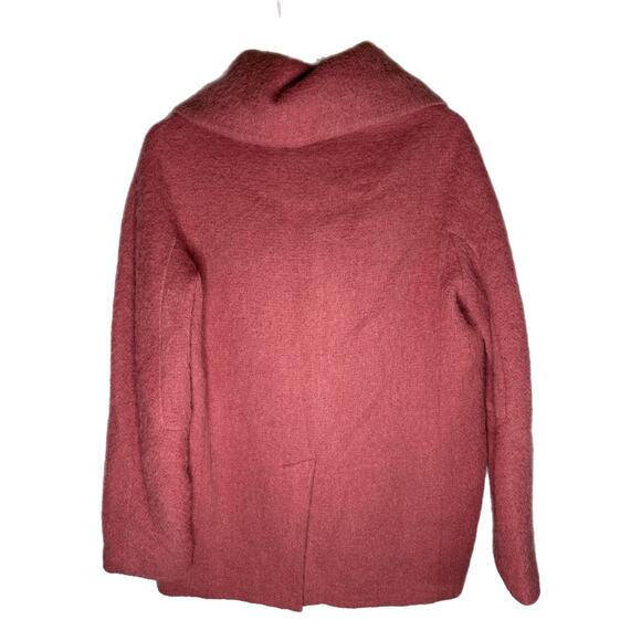Talbots Women’s Pink Wool and Alpaca Blend Coat, Size XS, Pre-owned - Picture 2 of 5
